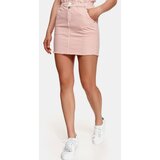 Top Secret Pink Denim Sheath Mini Skirt - Women | Shoptok.si