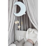 Dekorativni mjesec Silver Stars - Plavi | shoptok.hr