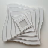 Fischer & Honsel Bijela metalna LED stropna svjetiljka s daljinskim upravljačem/s mogućnosti zatamnjivanja 50x50 cm Hero – | shoptok.hr