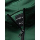 Ombre Unzipped men's hooded sweatshirt with piping - dark green | shoptok.hr