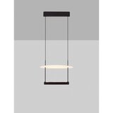 Nova Luce Bela/mat črna aluminijasta LED zatemnitvena viseča svetilka ø 40 cm Diona – | Shoptok.si