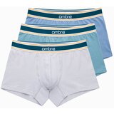 Ombre Classic fit men's boxer shorts with decorative elastic waistband - 3-pack mix OM-UNBO Cijene