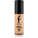 Flormar Perfect Coverage Mat Touch Foundation matirajoči tekoči puder za mešano do mastno kožo odtenek 303 Classic Beige 30 ml | Shoptok.si