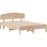  Okvir za krevet s uzglavljem 140x200 cm od masivne borovine | shoptok.hr