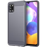 Cadorabo Ohišje, združljiv s Samsungom v krtačenem sivem - zaščitnem pokrovu, narejen iz fleksibilnega silikona TPU v videzu iz nerjavečega jekla ogljika, (20588796) Cene
