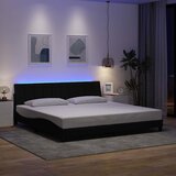  Okvir za krevet bez madraca Hanko crni 200x200 cm od tkanine | shoptok.hr