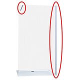 Sanotechnik Stensko držalo in stabilizator (Š x V: 120 x 200 cm, Krom) | Shoptok.si