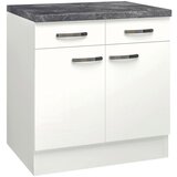 XXXL Kuhinjska Spodnja Omarica Alba, Bela, Š. 80 Cm | Shoptok.si