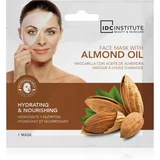 IDC INSTITUTE Almond Oil maska iz platna za obraz za enkratno uporabo 1 kos