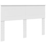  Vzglavje z vzglavjem Sijajno belo 150 cm Konstruiran les, (5000110161) | Shoptok.si