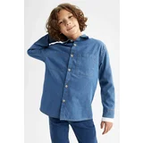 DEFACTO Coool Regular Fit Long Sleeve Shirt