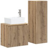  Set namještaja za kupaonicu 2 kom. Hrast artisan Smeđa 33 x 34.5 x 100 cm | Shoptok.si
