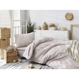 Hanah home komplet posteljine Kraliçe, 160x220cm, Krem Cene