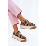 Boto Sneakers On Massive Platform Smooth Beige Tirvanis | shoptok.hr