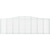  Lučne gabionske košare 10kom 400x30x120/140cm pocinčano željezo | shoptok.hr