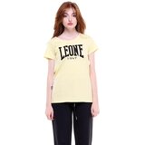 Leone 1947 Majice & Polo majice Woman T-Shirt Short Sleeves Basic 1947 Rumena | Shoptok.si