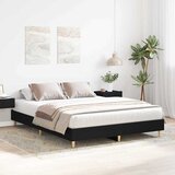  Krevetna konstrukcija Crni hrast 203 x 143 x 25 cm | shoptok.hr