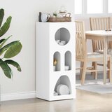  Strani šal Bela 40 x 35 x 100,5 cm Konstruiran les, (5000108439) | Shoptok.si