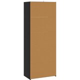  Kreveta Crni hrast 70 x 41 x 185 cm Konstruirano drvo Slike