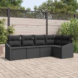  Set sofe 5 kom. poliratan 233,5 x 123,5 x 85 cm | shoptok.hr