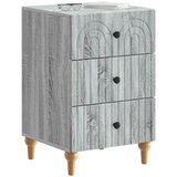 vidaXL Noćni ormar Siva sonoma 43x 41 x 66 5 cm Konstruirano drvo - Siva sonoma | shoptok.hr