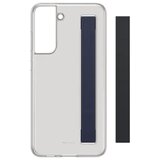 Samsung original ovitek Slim Strap EF-XG990CBE za Galaxy S21 FE G990 - prozorno črn | Shoptok.si