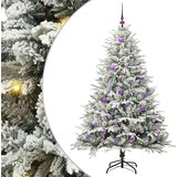  Umjetno prethodno osvijetljeno božićno drvce s kuglicama Zelena | shoptok.hr