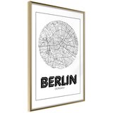  Poster - City Map: Berlin (Round) 40x60 Cijene