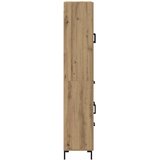  Highboard Umjetnički hrast 69,5 x 34 x 180 cm Konstruirano drvo | shoptok.hr
