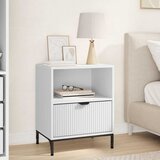  Noćni ormar s ladicama Bijelo 49 x 36 x 61 cm Konstruirano drvo | shoptok.hr