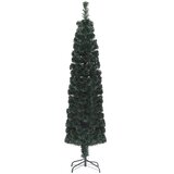  Umjetno tanko božićno drvce sa stalkom 240 cm optička vlakna | shoptok.hr
