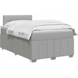  Boxspring krevet s madracem Svjetlosiva 120 x 190 cm Tkanina | shoptok.hr