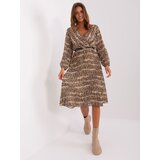 Italy Moda Dress-DHJ-SK-10536N-5.03P-black-beige | Shoptok.si