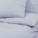  Set posteljine za poplun sivi 260x240 cm lagana mikrovlakna | shoptok.hr