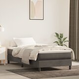 vidaXL Madrac s oprugama tamnosivi 80 x 210 x 20 cm baršunasti Cijene