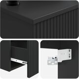  Set namještaja za kupaonicu 3 kom. Crna Konstruirano drvo | shoptok.hr