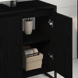  Kupaonski ormar Crni hrast 60 x 30 x 60 cm Konstruirano drvo | shoptok.hr