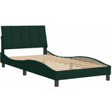  Okvir za krevet bez madraca Hanko tamnozeleni 100x200 cm baršunasti | Eponuda.com