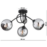 Brilagi plafonski luster 3xE27/60W/230V crna/zadimljeno siva | Eponuda.com