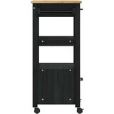  Kuhinjski voziček Enobarvno Črna, (5000113273) | Shoptok.si