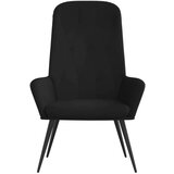  Stolica za opuštanje crna baršunasta | shoptok.hr