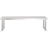  Kuhinjski radni stol s policom 120x60x115 cm nehrđajući čelik | shoptok.hr