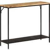  Konzolni stol 90x30x75 cm grubo masivno drvo manga i željezo | shoptok.hr