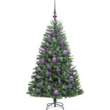  Umjetno božićno drvce s nogom Zelena 120 cm PVC i metal | shoptok.hr