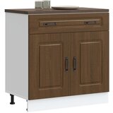 vidaXL Kuhinjska osnovna omarica Kalmar rjavi hrast inženirski les, (22010434) | Shoptok.si
