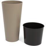 Prosperplast Plastična saksija Tubus Slim 25x48 cm moka | ePonuda.com