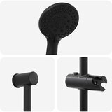  Set sustava za tuš Crna 101 cm Nehrđajući čelik | shoptok.hr