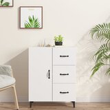  Komoda bijela 69,5x34x90 cm od konstruiranog drva | shoptok.hr