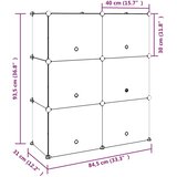 Stalak za cipele crni 84,5 x 31 x 93,5 cm PP | Eponuda.ba