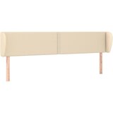 Maison Chic vzglavna omarica - nočna omarica - posteljna omarica z ušesi krem 163x23x78/88 cm blago, (21709515) Cene